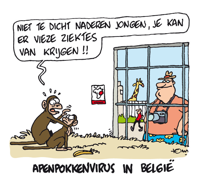 apenpokken in België | TomCartoon